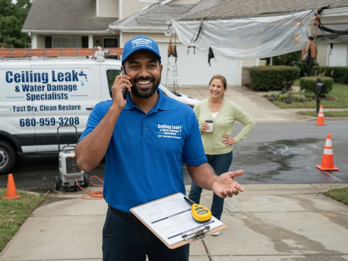 Ceiling Leak Cleanup Saratoga, WY FAQs
